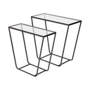 Mercana Arya 23.6" x 9.8" x 21.7" Side Table