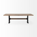 Mercana Araxi 95" x 41" x 30" Solid Wood Dining Table