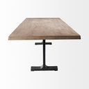Mercana Araxi 95" x 41" x 30" Solid Wood Dining Table
