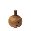 Mercana Afra 5.8" x 5.8" x 7" Solid Wood Decorative Object