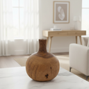 Mercana Afra 5.8" x 5.8" x 7" Solid Wood Decorative Object