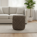 Mercana Allium 15.8" x 15.8" x 17.8" Wool Pouf