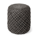 Mercana Allium 15.8" x 15.8" x 17.8" Fabric Pouf