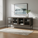 Mercana Arelius 70" x 18" x 32" Solid Wood Sideboard