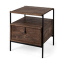 Mercana Glenn 20" x 21" x 24" Solid Wood Side Table