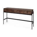 Mercana Glenn 55.5" x 14.5" x 30" Solid Wood Console Table