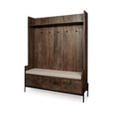 Mercana Glenn 55.5" x 16.5" x 70" Solid Wood Hall Tree