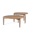 Mercana Cleaver 39.5" x 39.5" x 16" Solid Wood Coffee Table