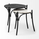 Mercana Etienne 23" x 23" x 24.3" Side Table