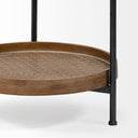 Mercana Kade 16.9" x 16.9" x 18.9" Solid Wood Side Table
