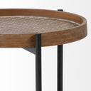 Mercana Kade 16.9" x 16.9" x 18.9" Solid Wood Side Table