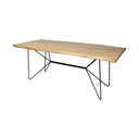 Mercana Papillion 84" x 40" x 30" Solid Wood Dining Table