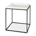 Mercana Nathan 18" x 18" x 20" Metal Side Table