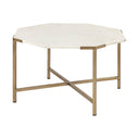 Mercana Vincent 32.8" x 32.8" x 17" Stone Coffee Table