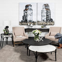 Mercana Etienne 23" x 23" x 24.3" Side Table