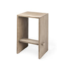 Mercana Aida 18.5" x 14" x 26" Solid Wood Stool