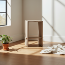 Mercana Aida 18.5" x 14" x 26" Solid Wood Stool