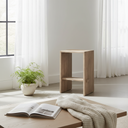 Mercana Aida 18.5" x 14" x 26" Solid Wood Stool
