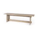 Mercana Aida 66" x 16" x 18" Solid Wood Bench