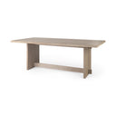 Mercana Aida 84" x 42" x 30" Solid Wood Dining Table