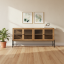 Mercana Arelius 70" x 18.8" x 32" Solid Wood Sideboard