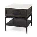 Mercana Divina 22" x 22" x 22" Solid Wood Side Table