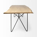 Mercana Papillion 84" x 40" x 30" Solid Wood Dining Table