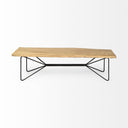 Mercana Papillion 66" x 16" x 18" Solid Wood Bench