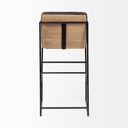 Mercana Stamford 18.7" x 22.6" x 40" Wood Stool