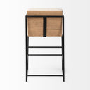 Mercana Stamford 18.7" x 22.6" x 36" Wood Stool