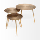 Mercana Reva 24" x 24" x 21" Metal Side Table