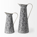 Mercana Colette 8.6" x 7.1" x 14.4" Metal Vase