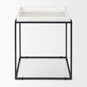 Mercana Nathan 18" x 18" x 20" Metal Side Table