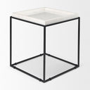 Mercana Nathan 18" x 18" x 20" Metal Side Table