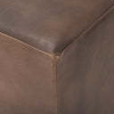 Mercana Minara 36" x 36" x 16" Wood Ottoman