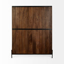 Mercana Glenn 55.5" x 16.5" x 70" Solid Wood Hall Tree