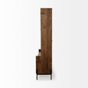 Mercana Glenn 55.5" x 16.5" x 70" Solid Wood Hall Tree
