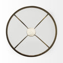 Mercana Jacinta 21" x 21" x 24" Metal Side Table