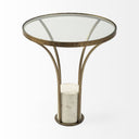 Mercana Jacinta 21" x 21" x 24" Metal Side Table