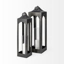 Mercana Ina 6.7" x 6.7" x 29.5" Marble Lantern