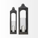Mercana Ina 6.7" x 6.7" x 29.5" Marble Lantern