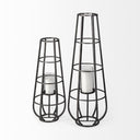 Mercana Bella 12.2" x 11.8" x 30.1" Metal Lantern
