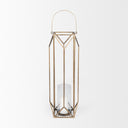 Mercana Ivy 10.2" x 10.2" x 36" Metal Lantern