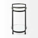 Mercana Eleonore 25" x 16.1" x 28" Bar Cart