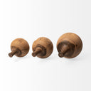 Mercana Afra 7.5" x 7.5" x 10.5" Solid Wood Decorative Object
