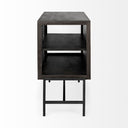 Mercana Arelius 36" x 18" x 32" Solid Wood Accent Cabinet