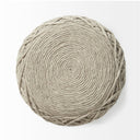Mercana Allium 15.8" x 15.8" x 17.8" Wool Pouf