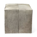 Mercana Zahavi 20" x 20" x 20" Leather Ottoman