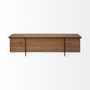 Mercana Maddox 75.5" x 18" x 20" Solid Wood Media Unit