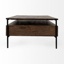 Mercana Glenn 55.8" x 30.5" x 17" Solid Wood Coffee Table